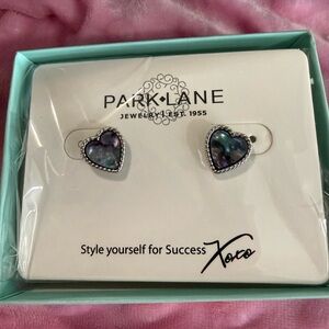 Park Lane “Indigo” Abalone Stud Earrings